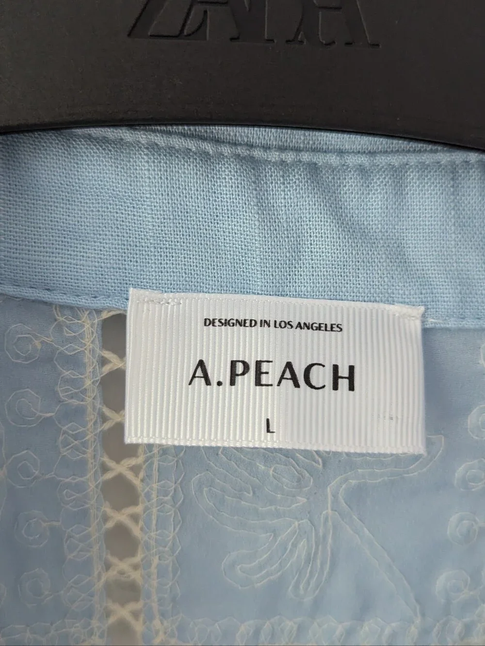 Coastal Granddaughter Hamptons Seaside Summer Embroidered Crop Top Large - Picture 4 of 8